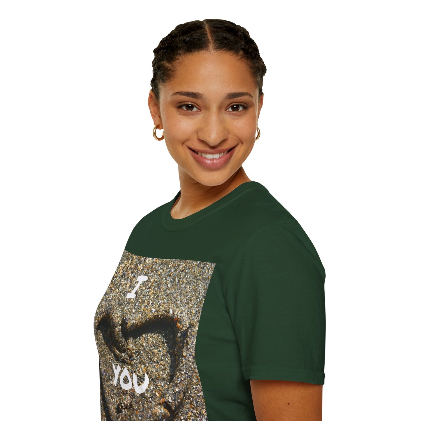 'I Love You' Unisex Softstyle T-Shirt - Nature Inspired Tee