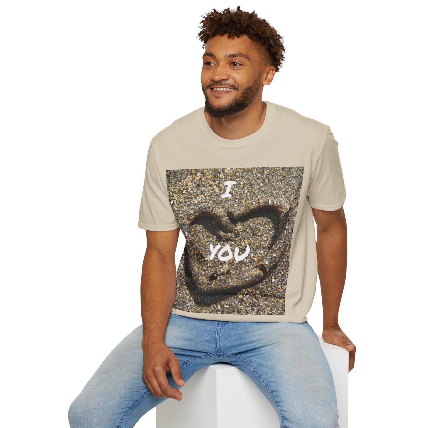 'I Love You' Unisex Softstyle T-Shirt - Nature Inspired Tee