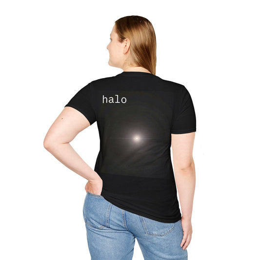 Halo Unisex Softstyle T-Shirt - Nature Inspired Tee for Moon Lovers