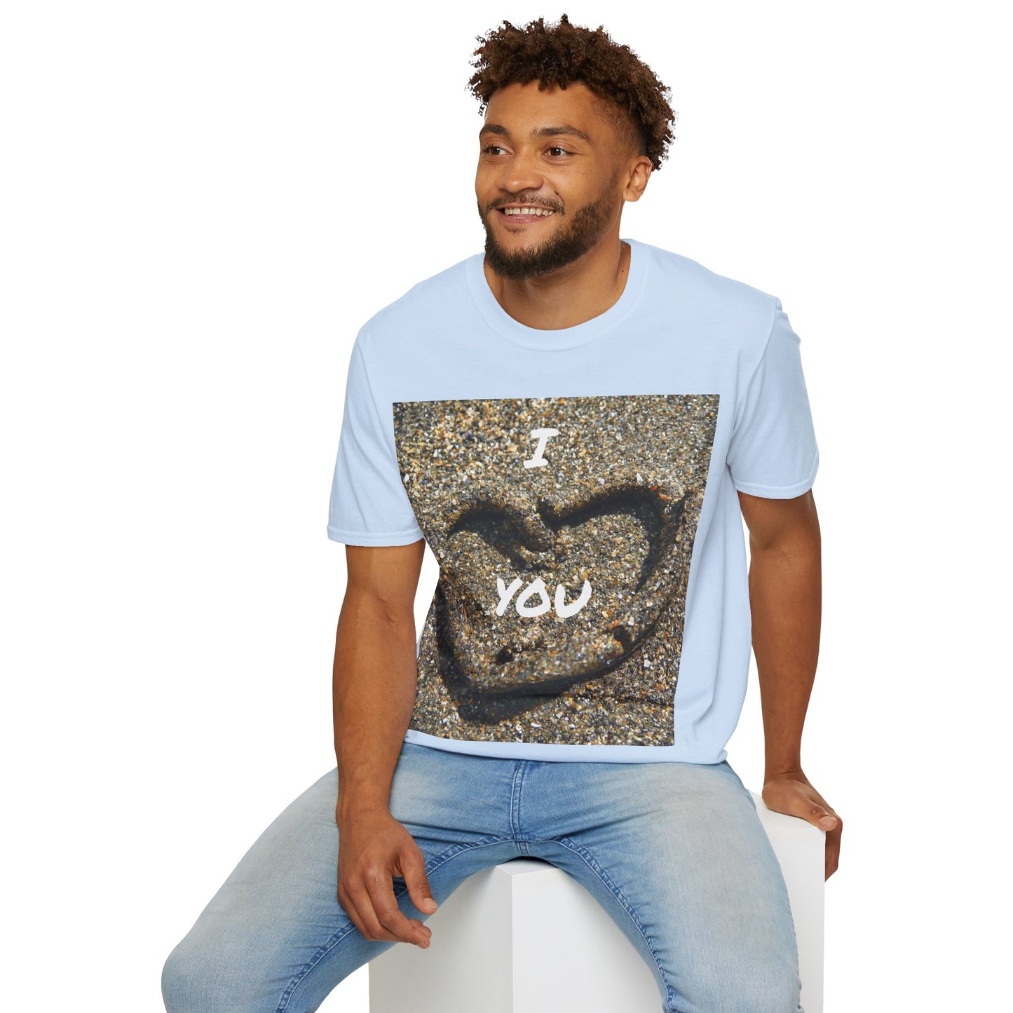 'I Love You' Unisex Softstyle T-Shirt - Nature Inspired Tee