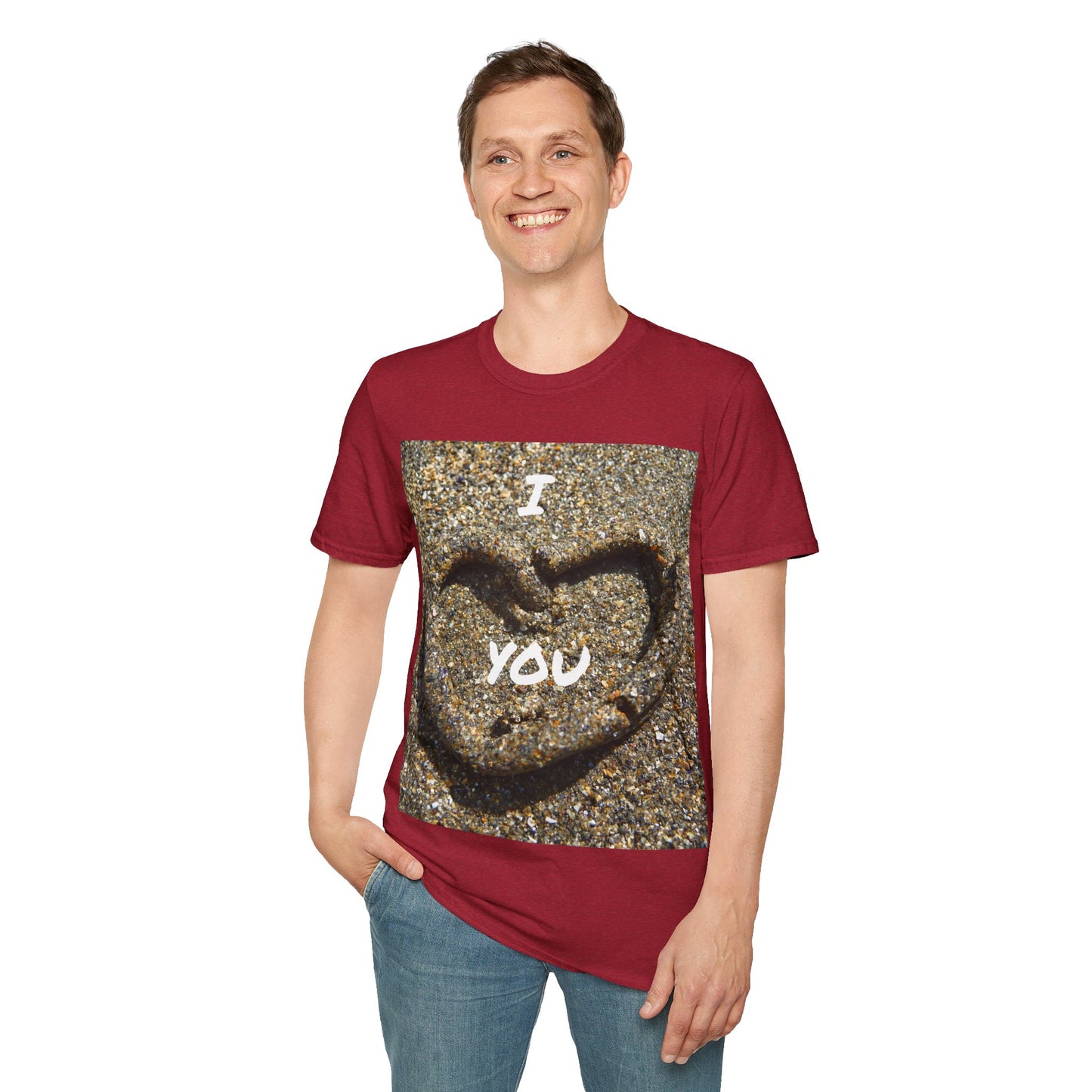 'I Love You' Unisex Softstyle T-Shirt - Nature Inspired Tee