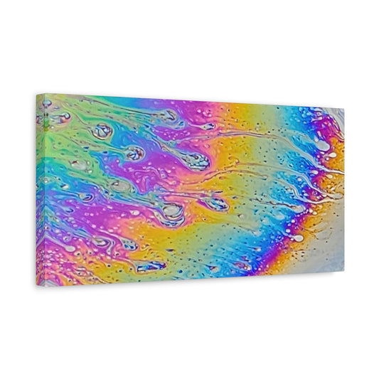 Canvas Wall Art Photo Print: Psychedelic Bubble