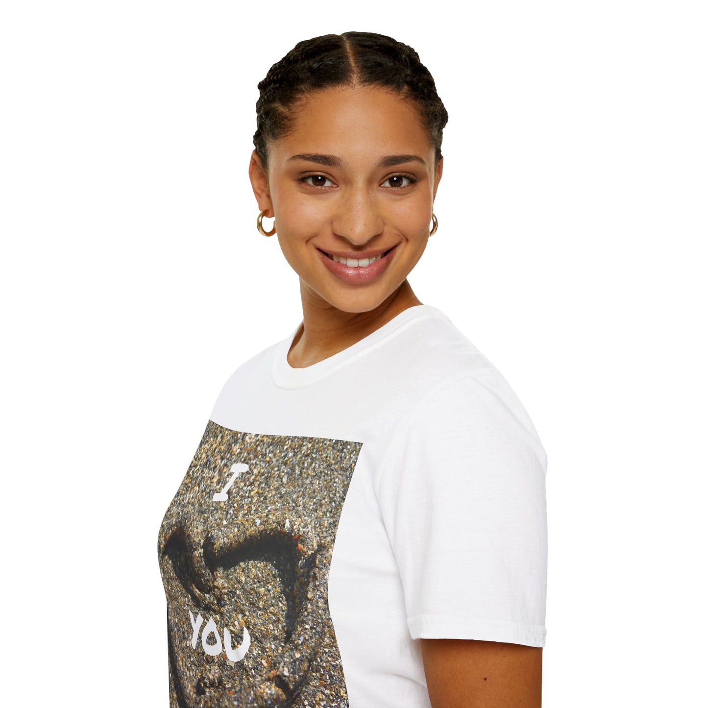 'I Love You' Unisex Softstyle T-Shirt - Nature Inspired Tee