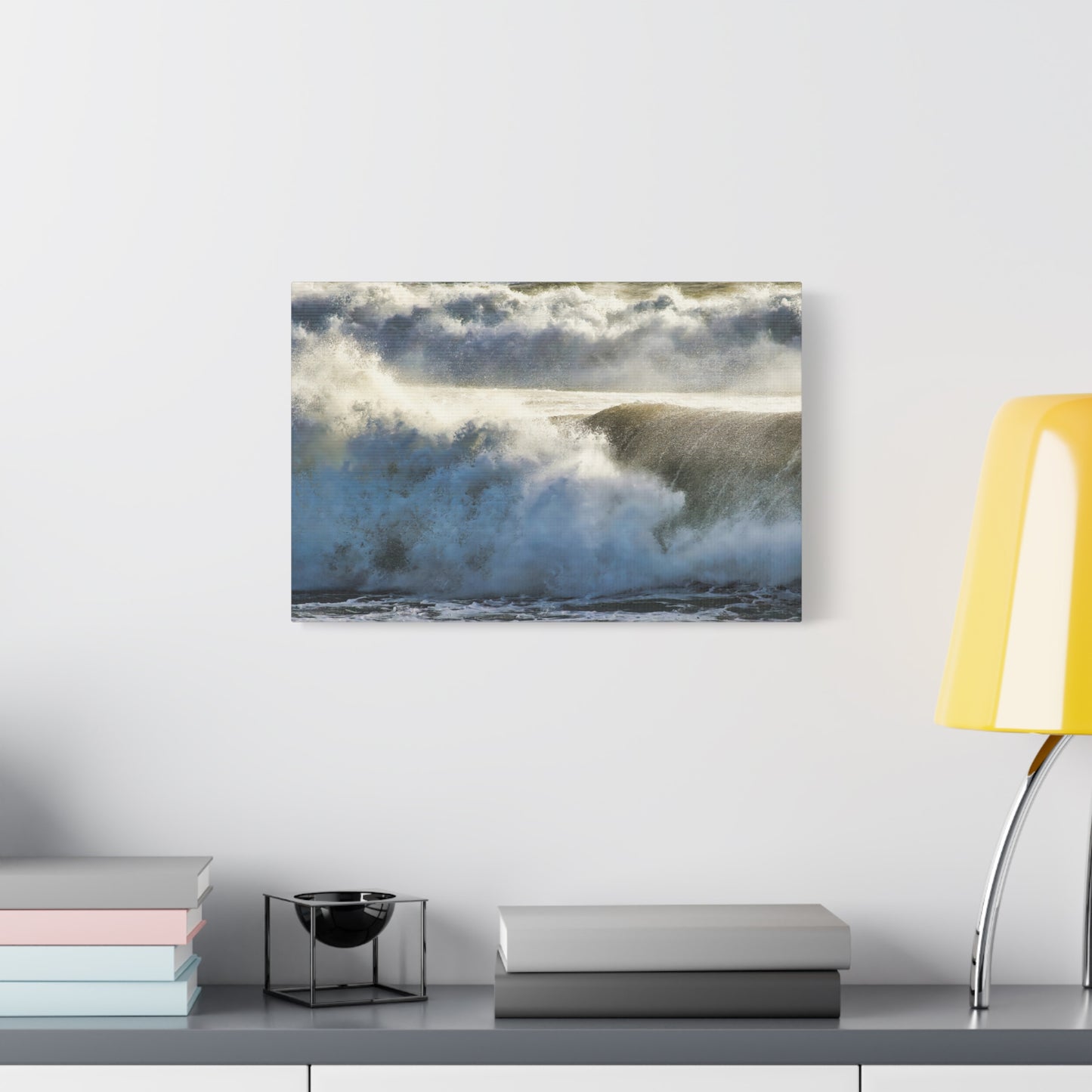 Canvas Print: Ferocious Crashing Waves