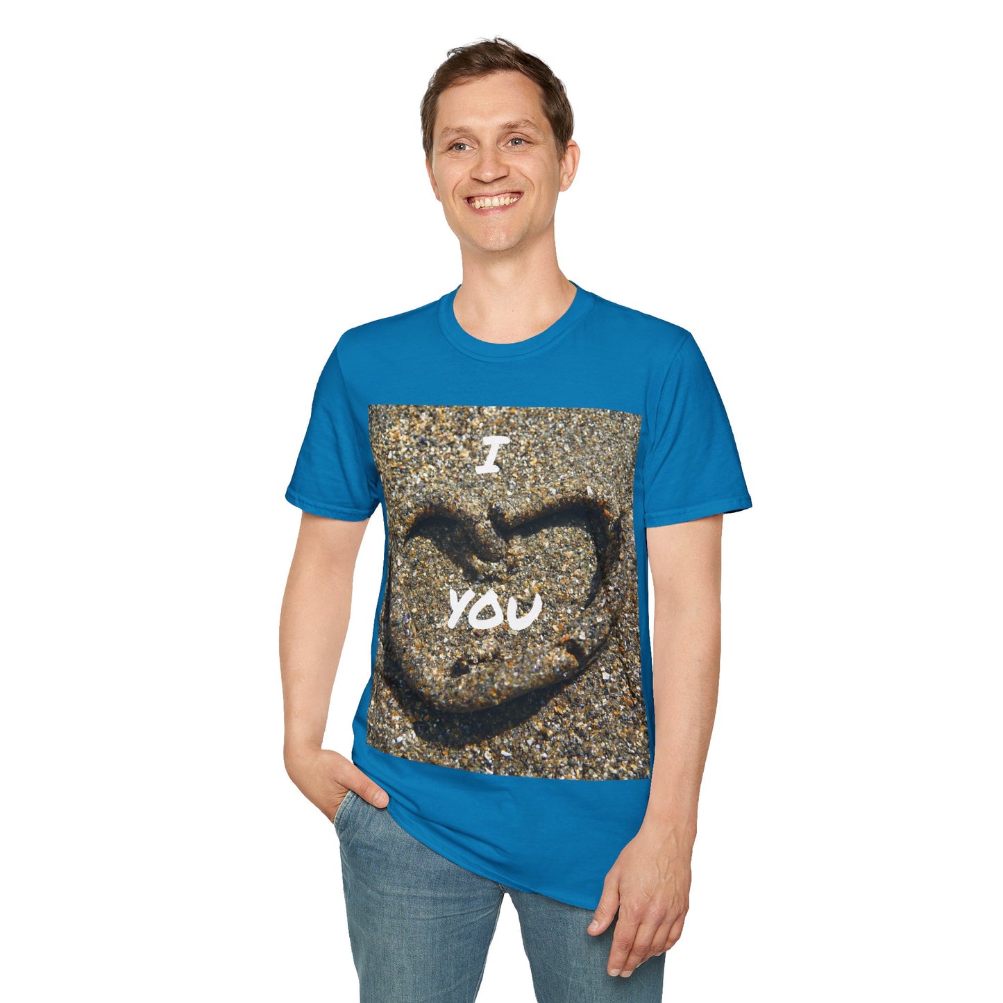 'I Love You' Unisex Softstyle T-Shirt - Nature Inspired Tee