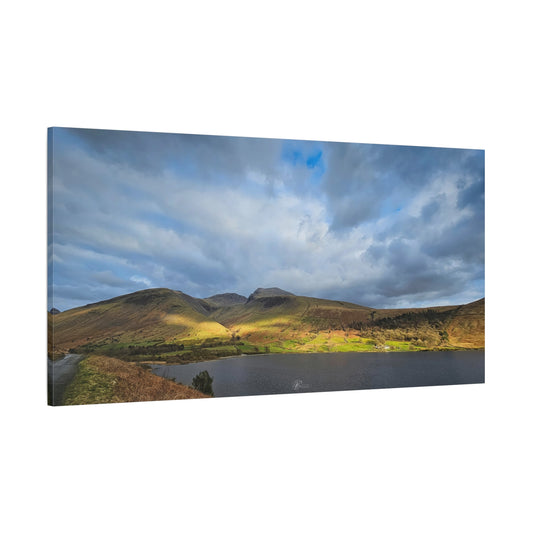 Canvas Wall Art Photo Print: Lingmell Gill route up to Scafell Pike, Lake District, Cumbria