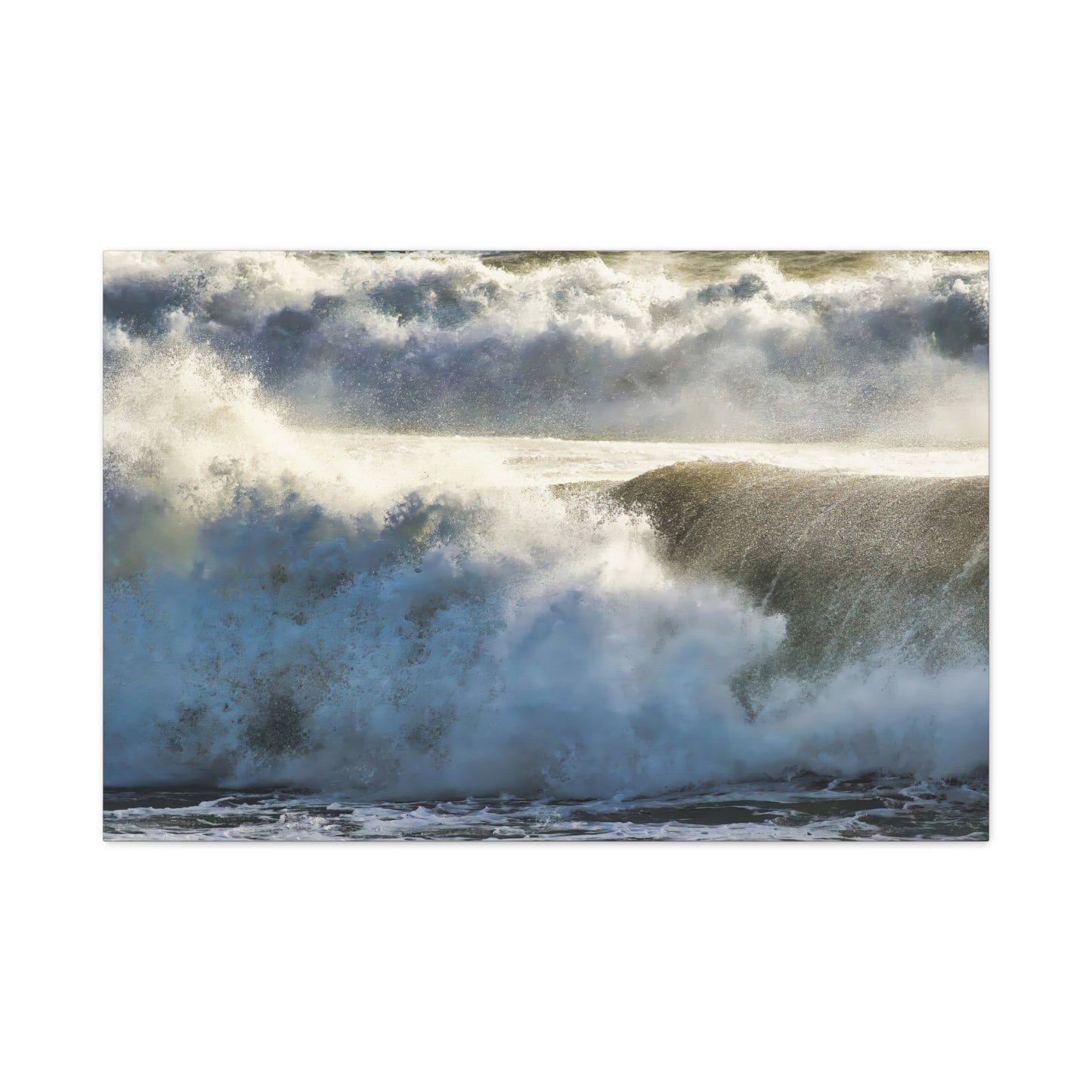 Canvas Print: Ferocious Crashing Waves