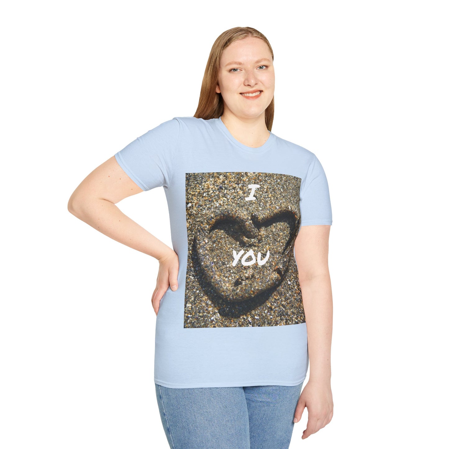 'I Love You' Unisex Softstyle T-Shirt - Nature Inspired Tee