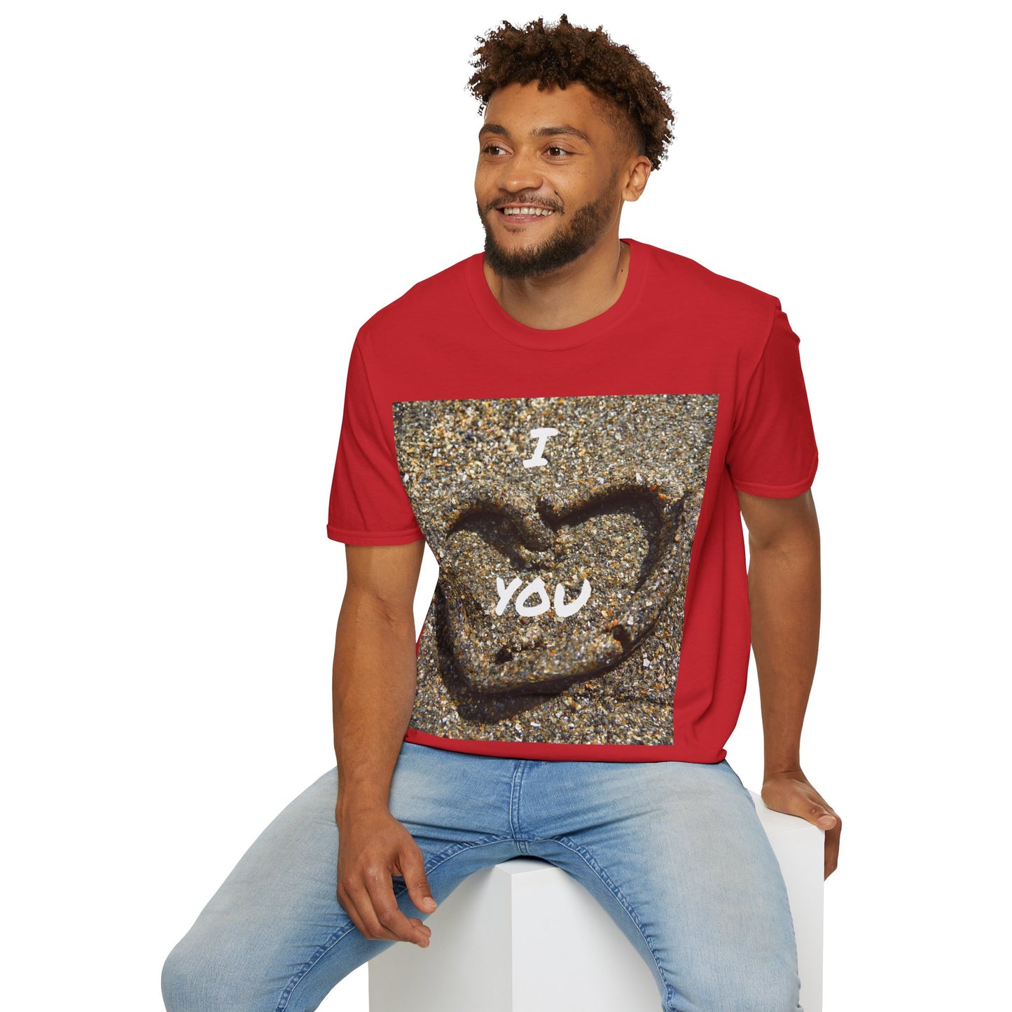 'I Love You' Unisex Softstyle T-Shirt - Nature Inspired Tee