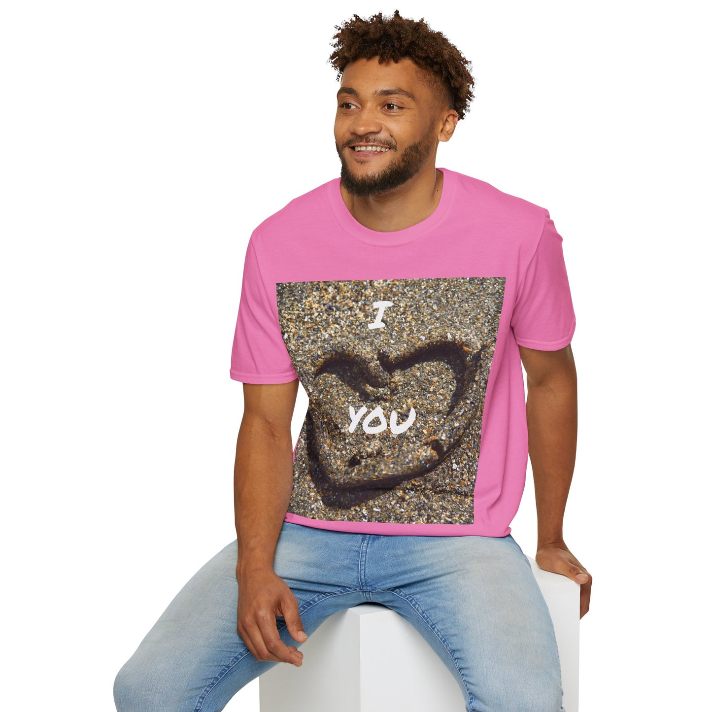 'I Love You' Unisex Softstyle T-Shirt - Nature Inspired Tee