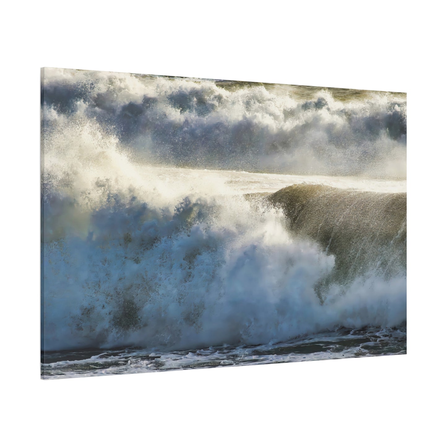 Canvas Print: Ferocious Crashing Waves