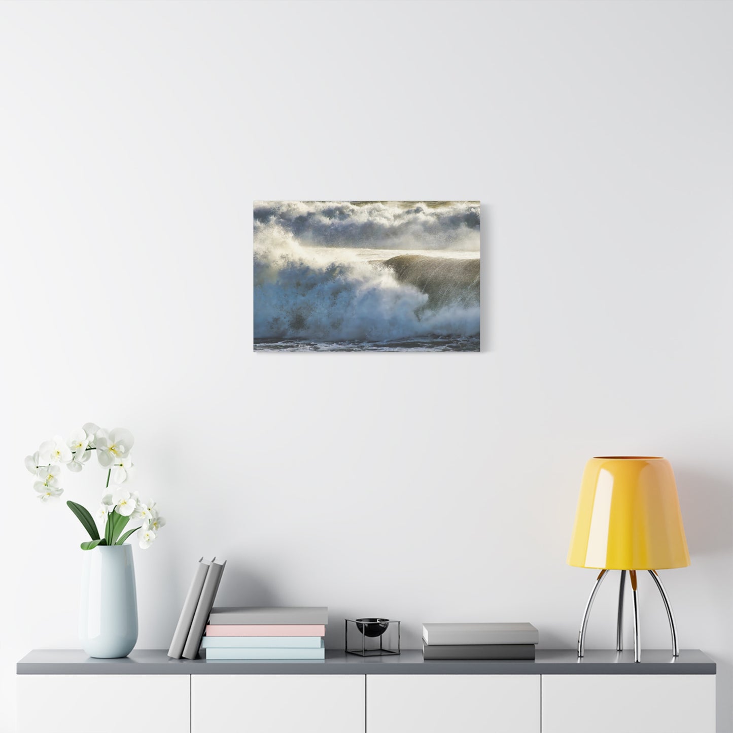 Canvas Print: Ferocious Crashing Waves