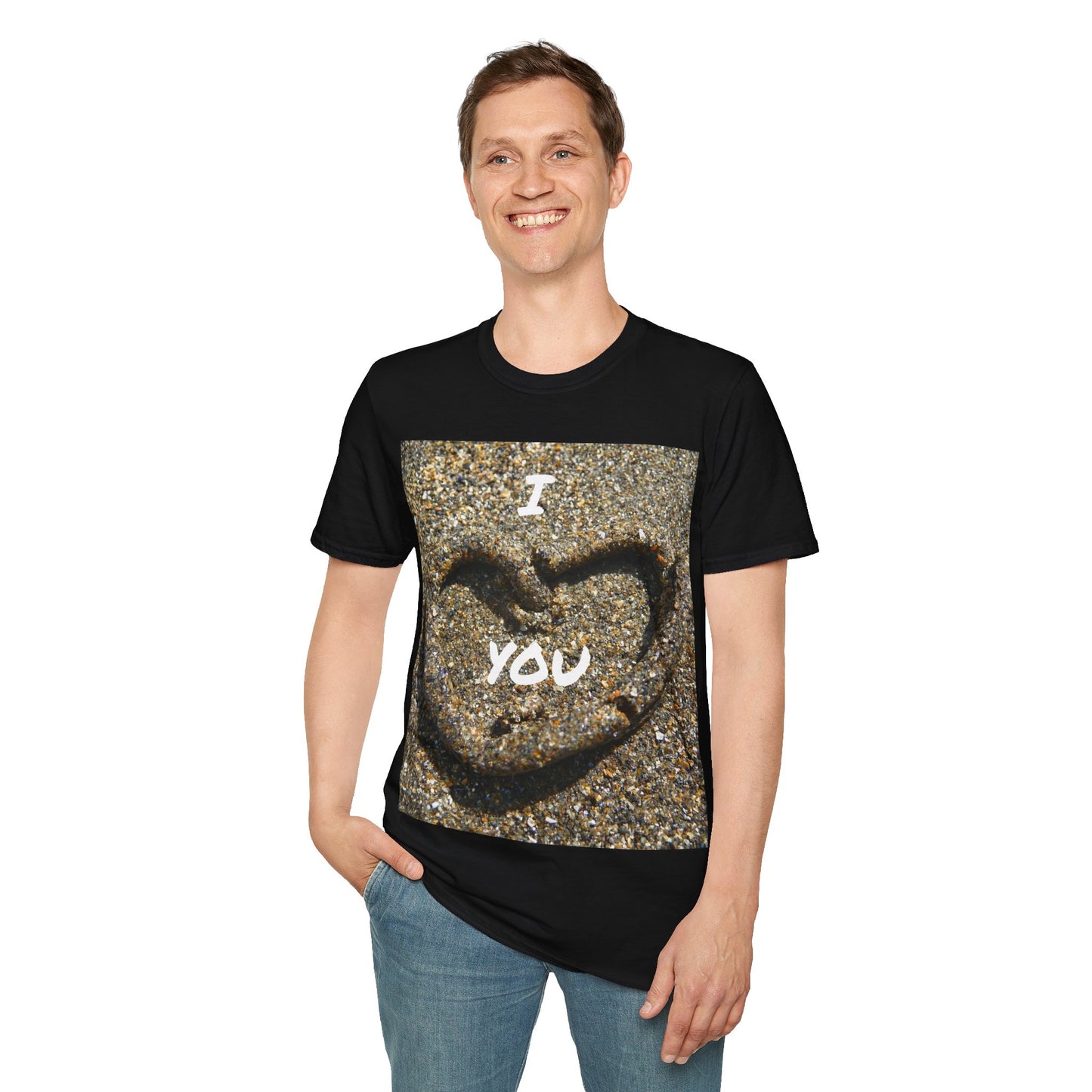 'I Love You' Unisex Softstyle T-Shirt - Nature Inspired Tee