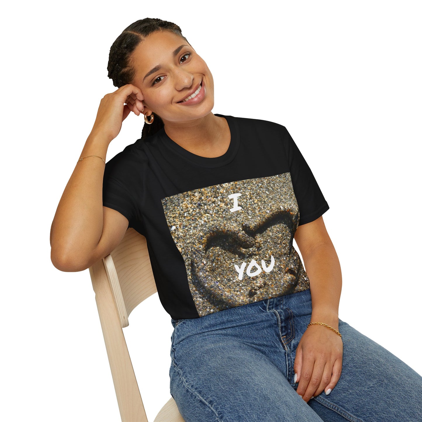 'I Love You' Unisex Softstyle T-Shirt - Nature Inspired Tee