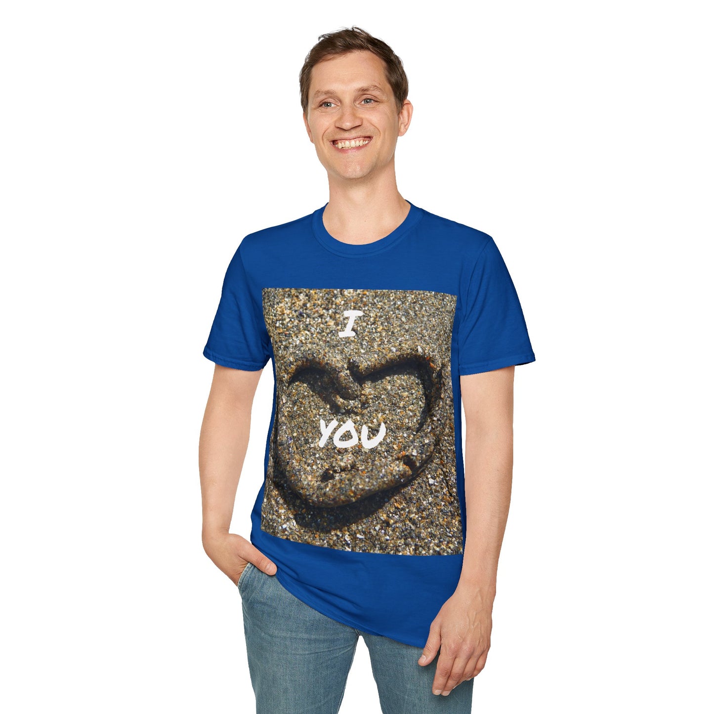 'I Love You' Unisex Softstyle T-Shirt - Nature Inspired Tee