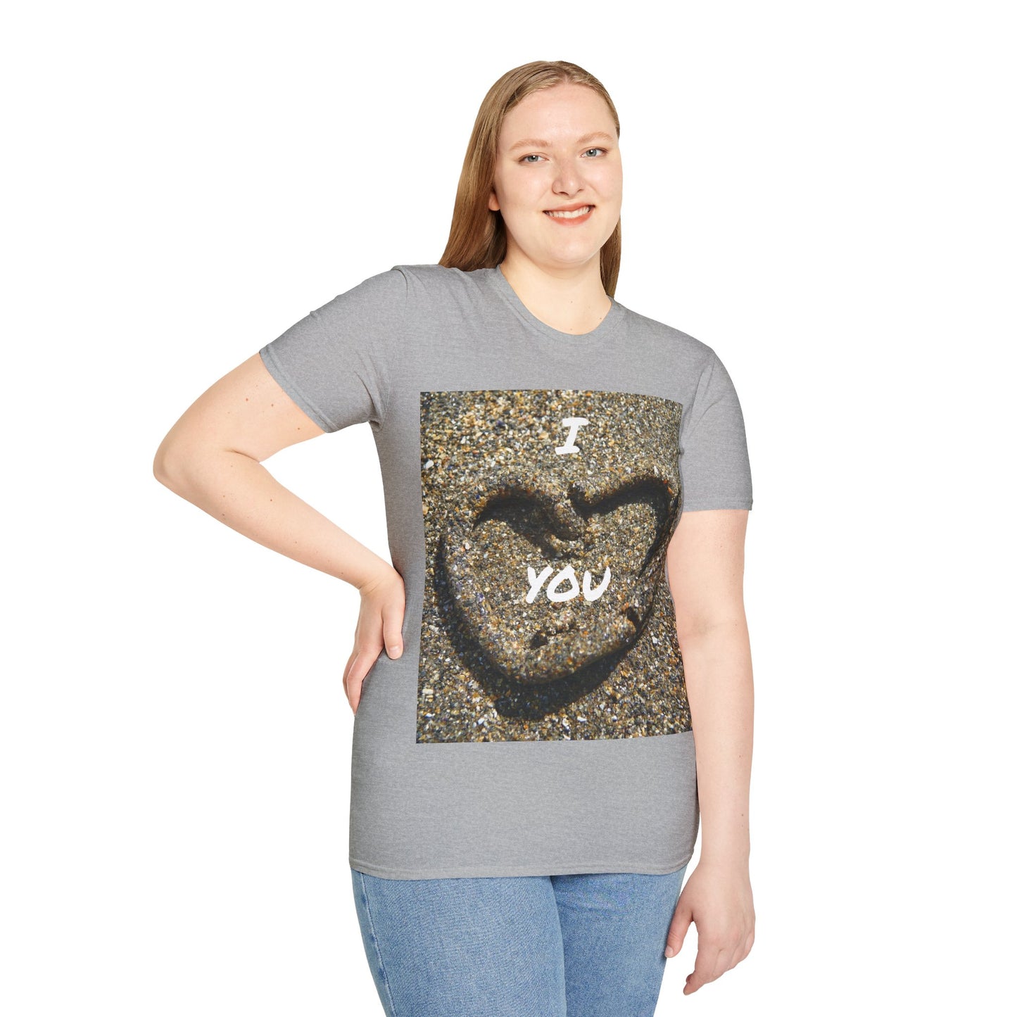 'I Love You' Unisex Softstyle T-Shirt - Nature Inspired Tee