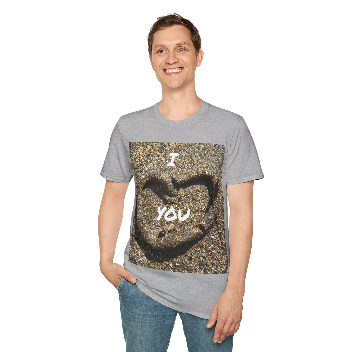 'I Love You' Unisex Softstyle T-Shirt - Nature Inspired Tee